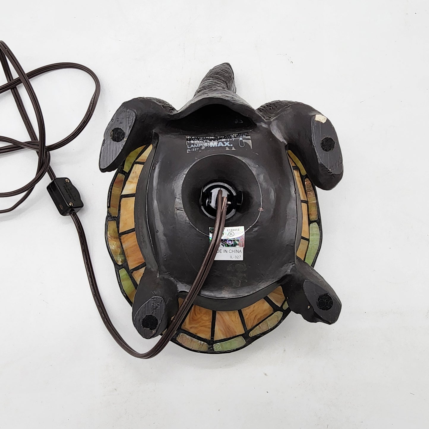 Tiffany Style Glass Sea Turtle Lamp