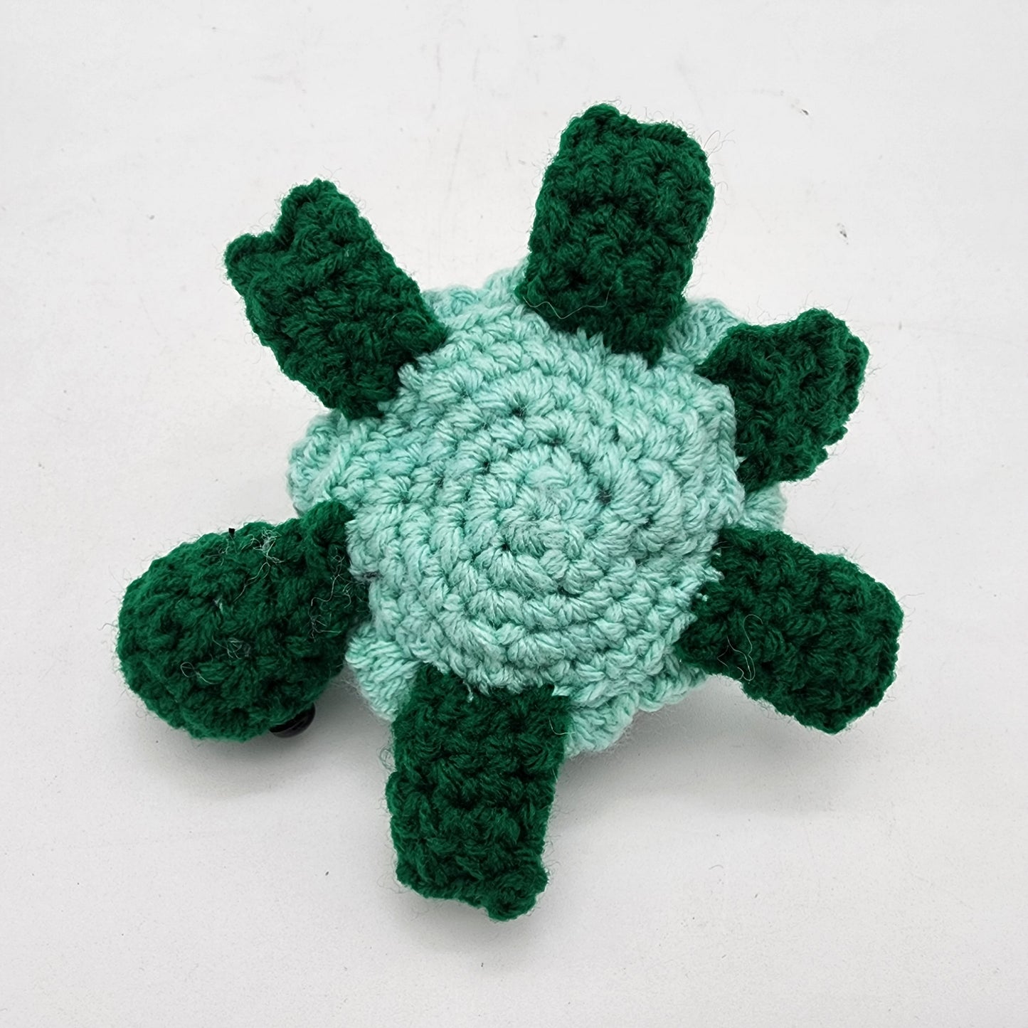 Hand Crocheted Turtle Green Teacher