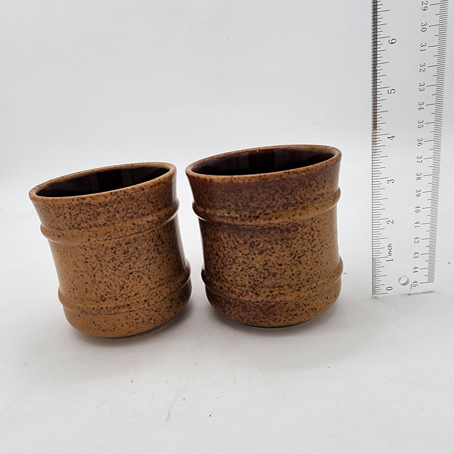 Pair of  Mikasa Le Buffet Stoneware Pottery Mugs