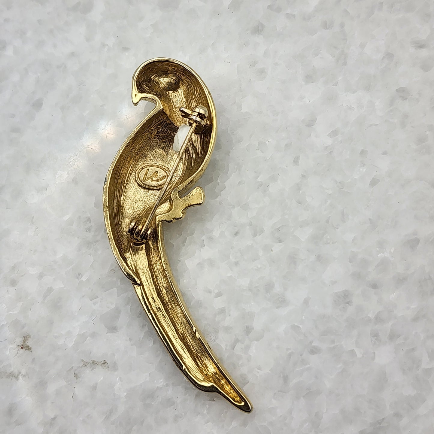 Liz Claiborne Parrot Brooch