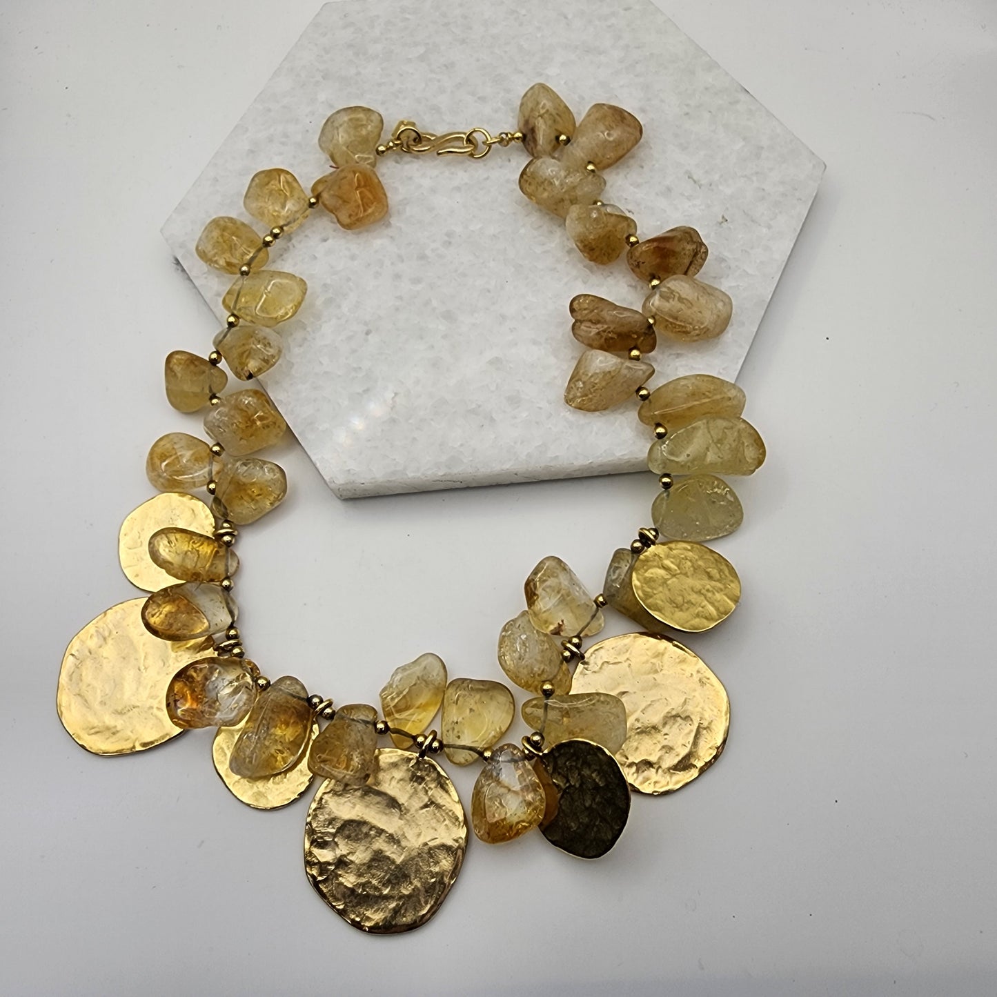 Kenneth Jay Lane Citrine Necklace