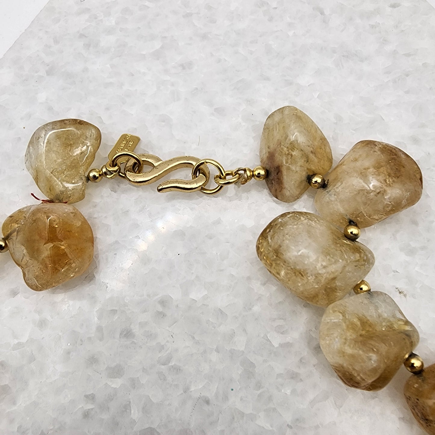 Kenneth Jay Lane Citrine Necklace