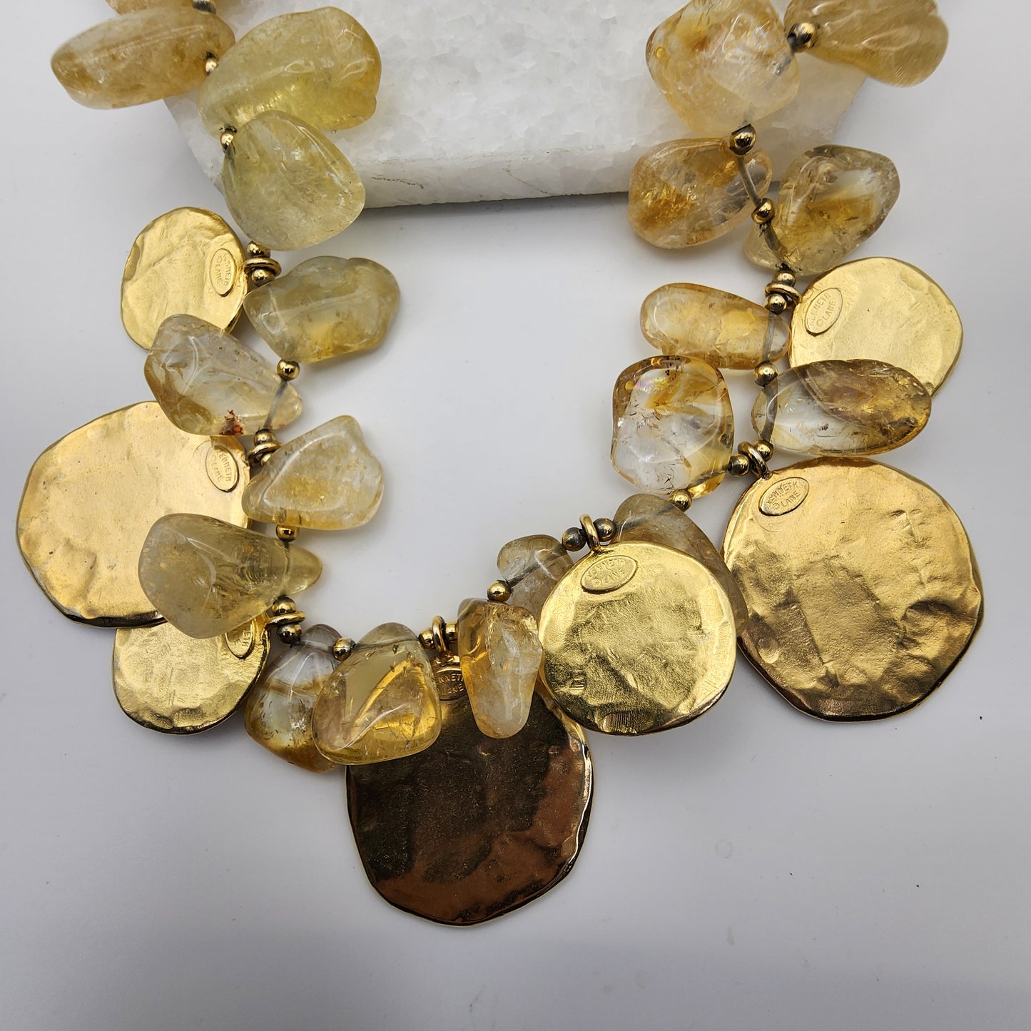 Kenneth Jay Lane Citrine Necklace