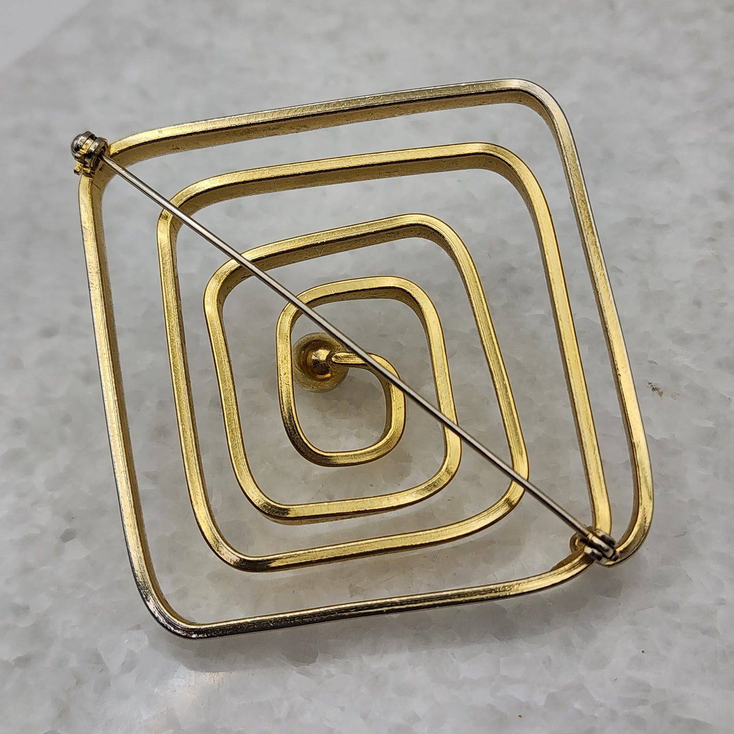 Modernist Maze Brooch