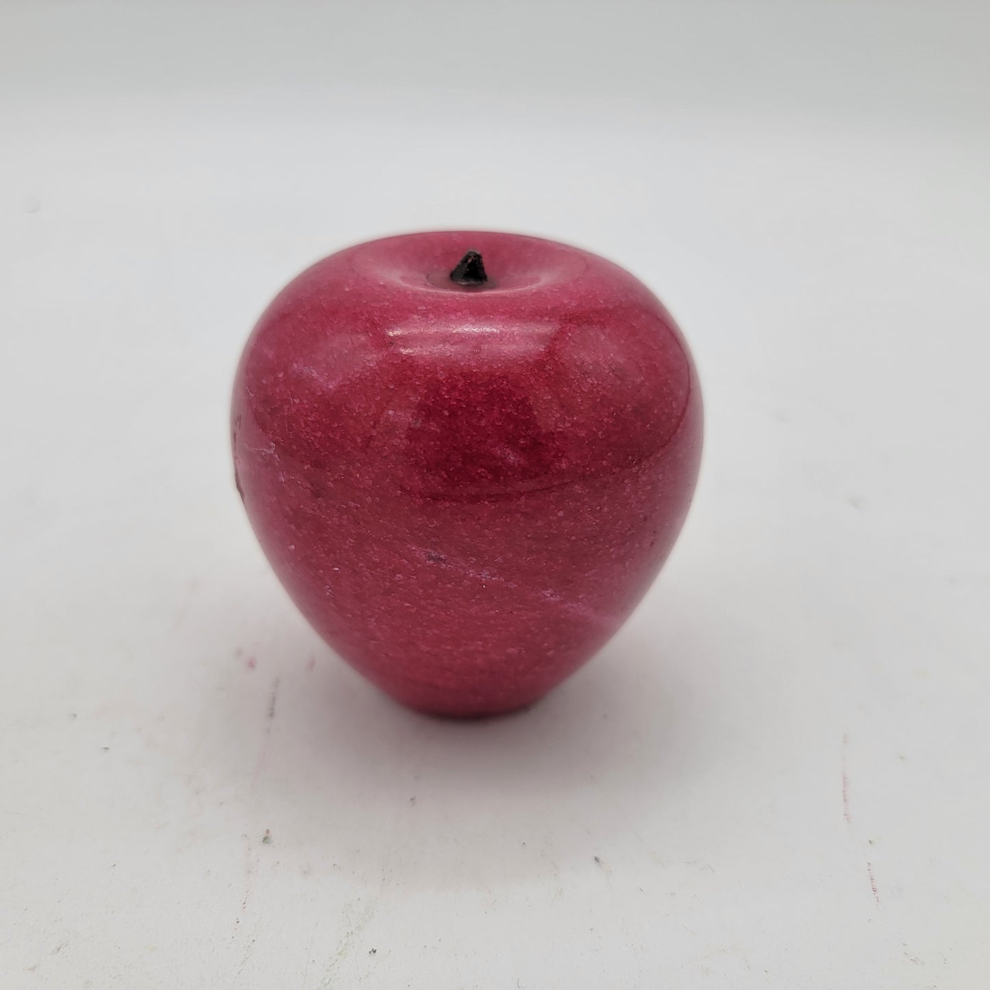 Solid Marble Red Apple Paperweight