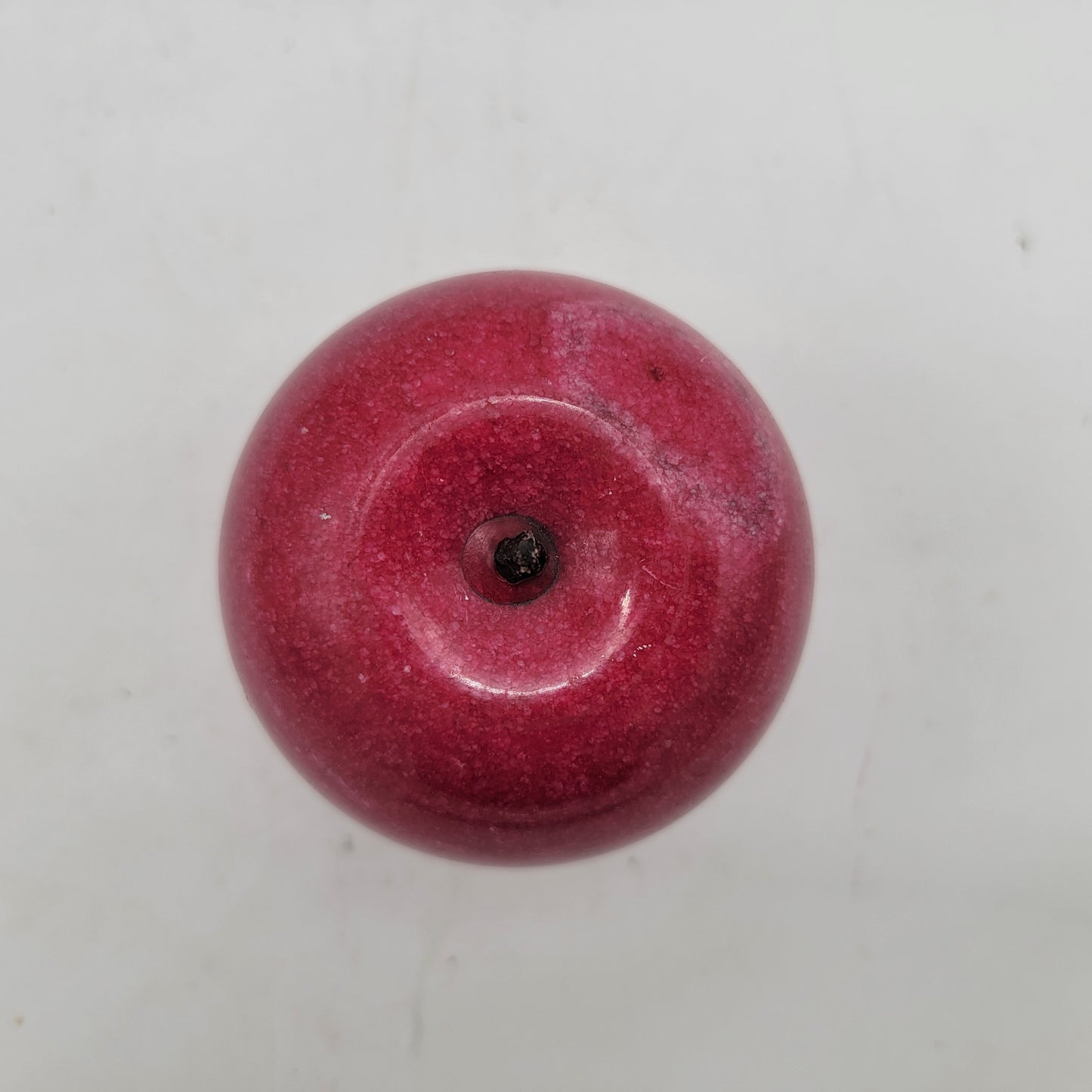 Solid Marble Red Apple Paperweight