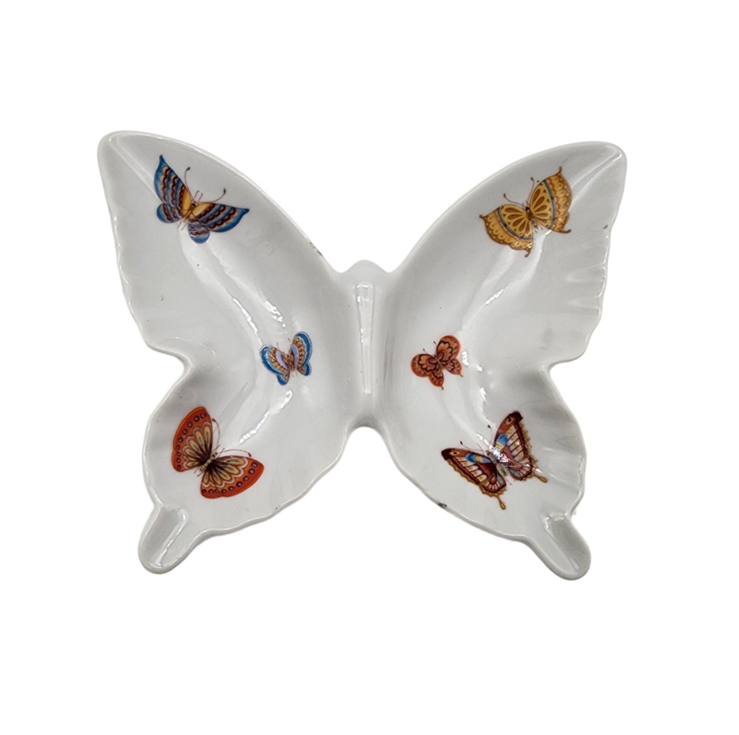 Counterpoint Butterfly Trivet Dish Yellow on Left Wing