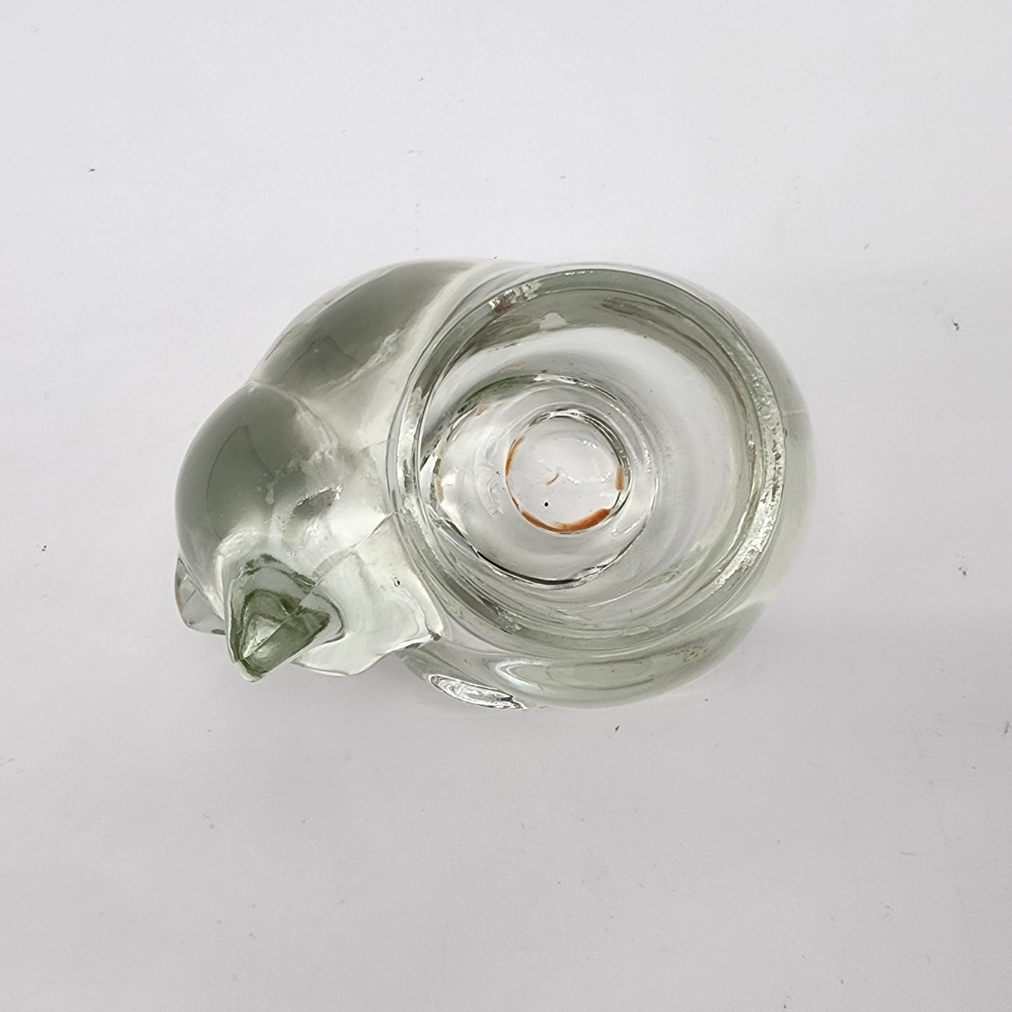 Avon (Indiana Glass) Sleeping Cat Candle Holder