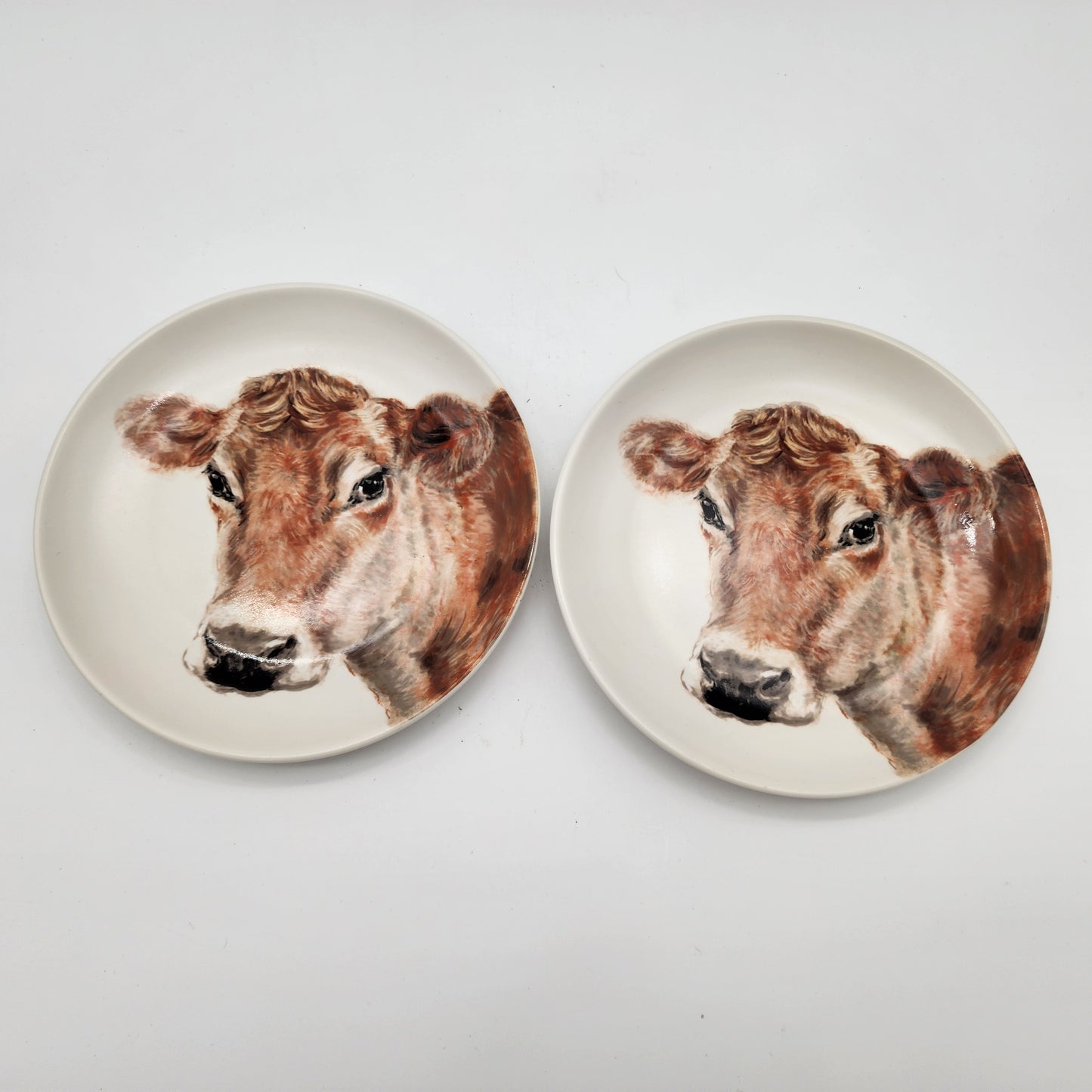 Pair of 222 5th Jersey Cow Plates