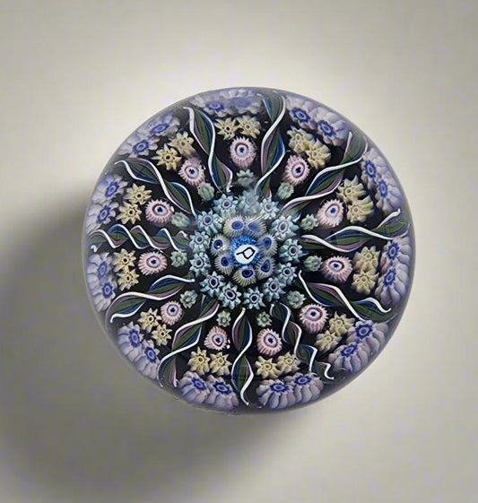 Perthshire Millefiori Glass Paperweight