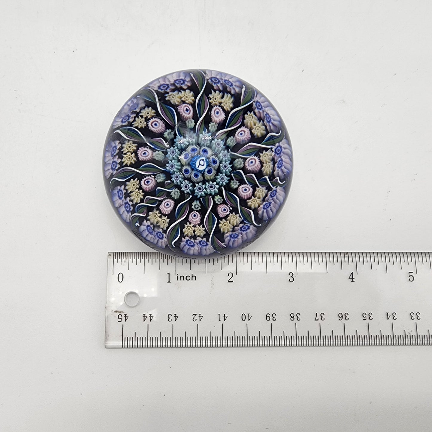 Perthshire Millefiori Glass Paperweight