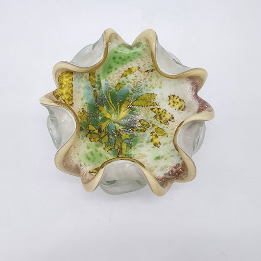 Dino Martens for Avem Murano Glass Tutti Fruitti Bowl