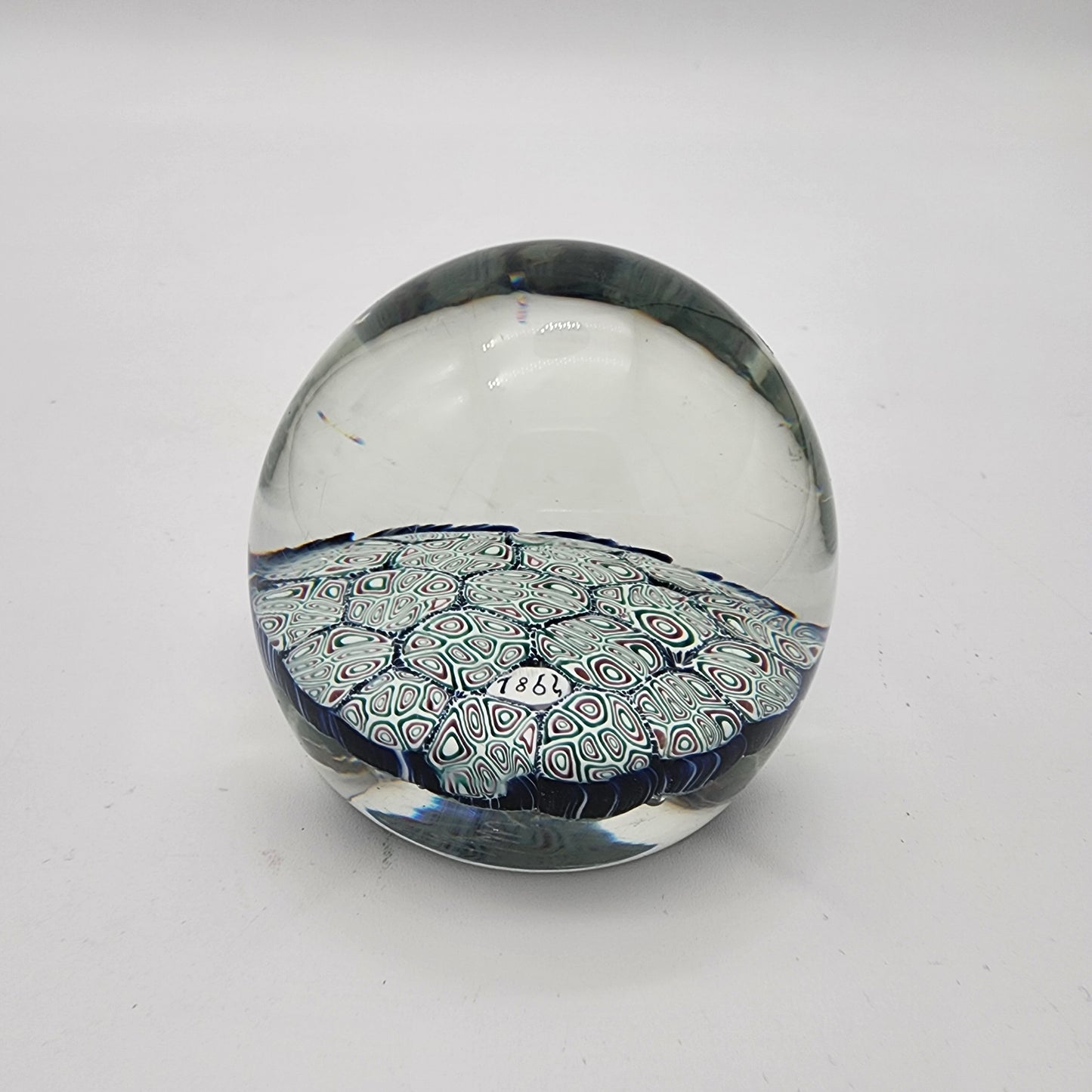 Murano Glass Milefiori Paperweight