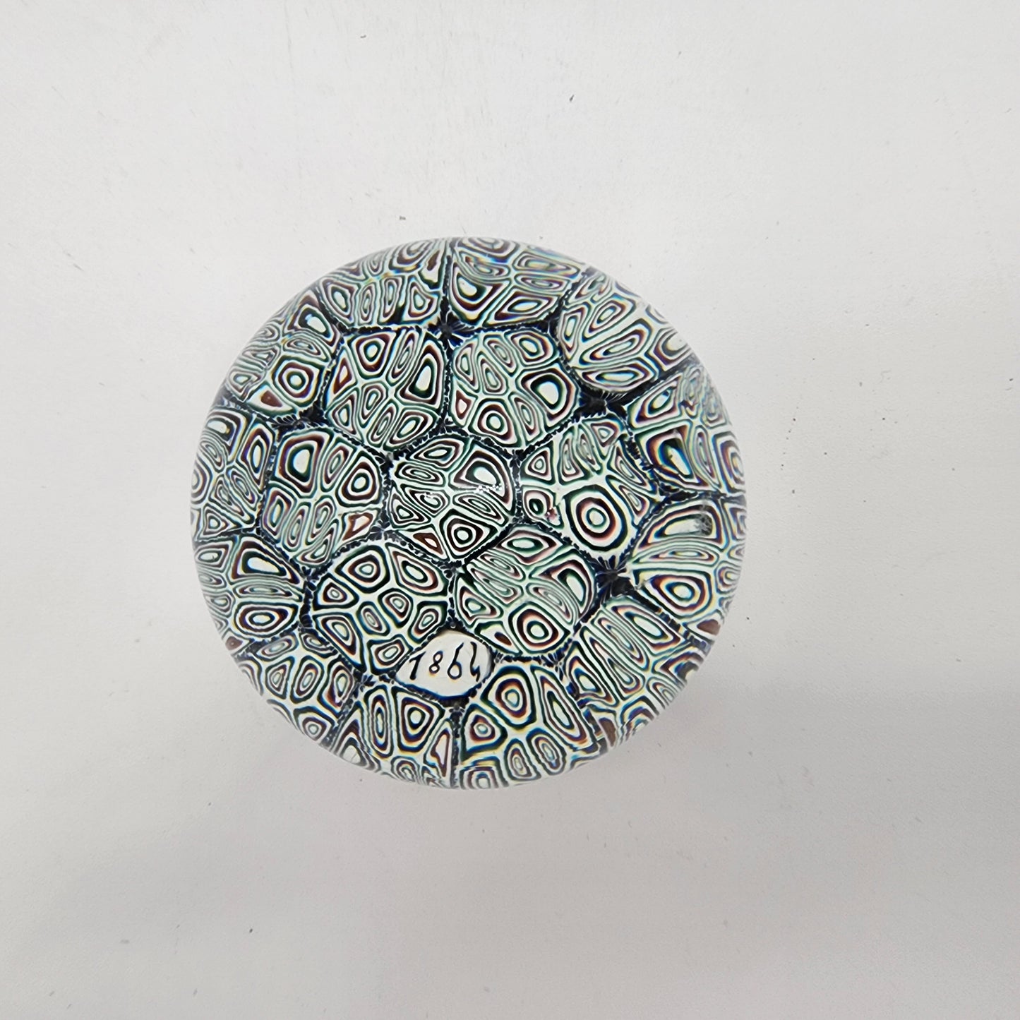 Murano Glass Milefiori Paperweight