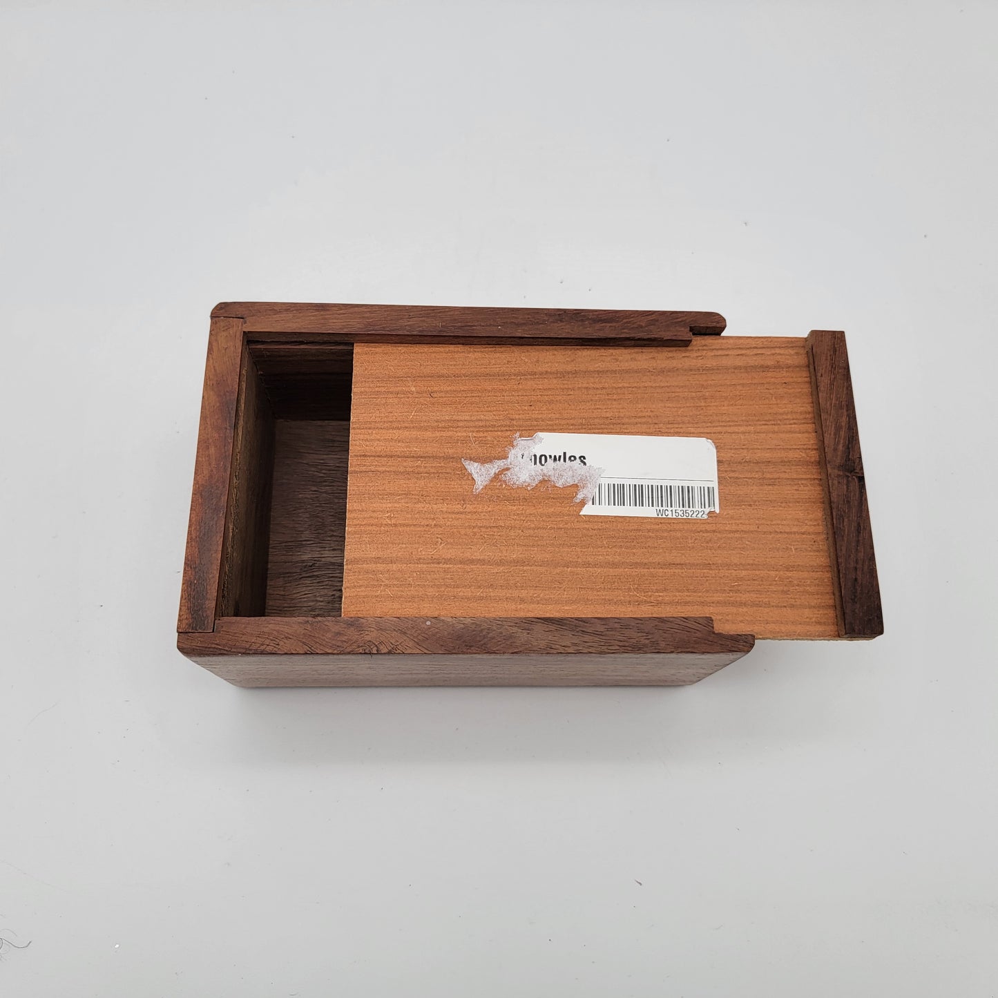 Carved Wood Box Hidden Opening Pet Cremation Box