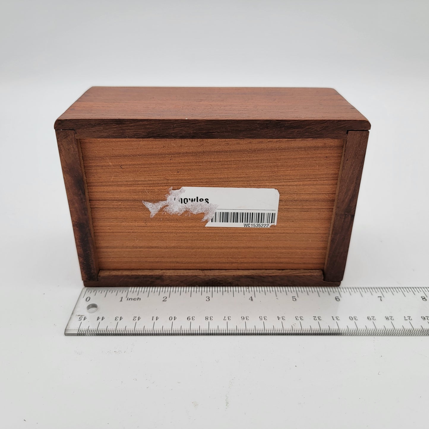 Carved Wood Box Hidden Opening Pet Cremation Box