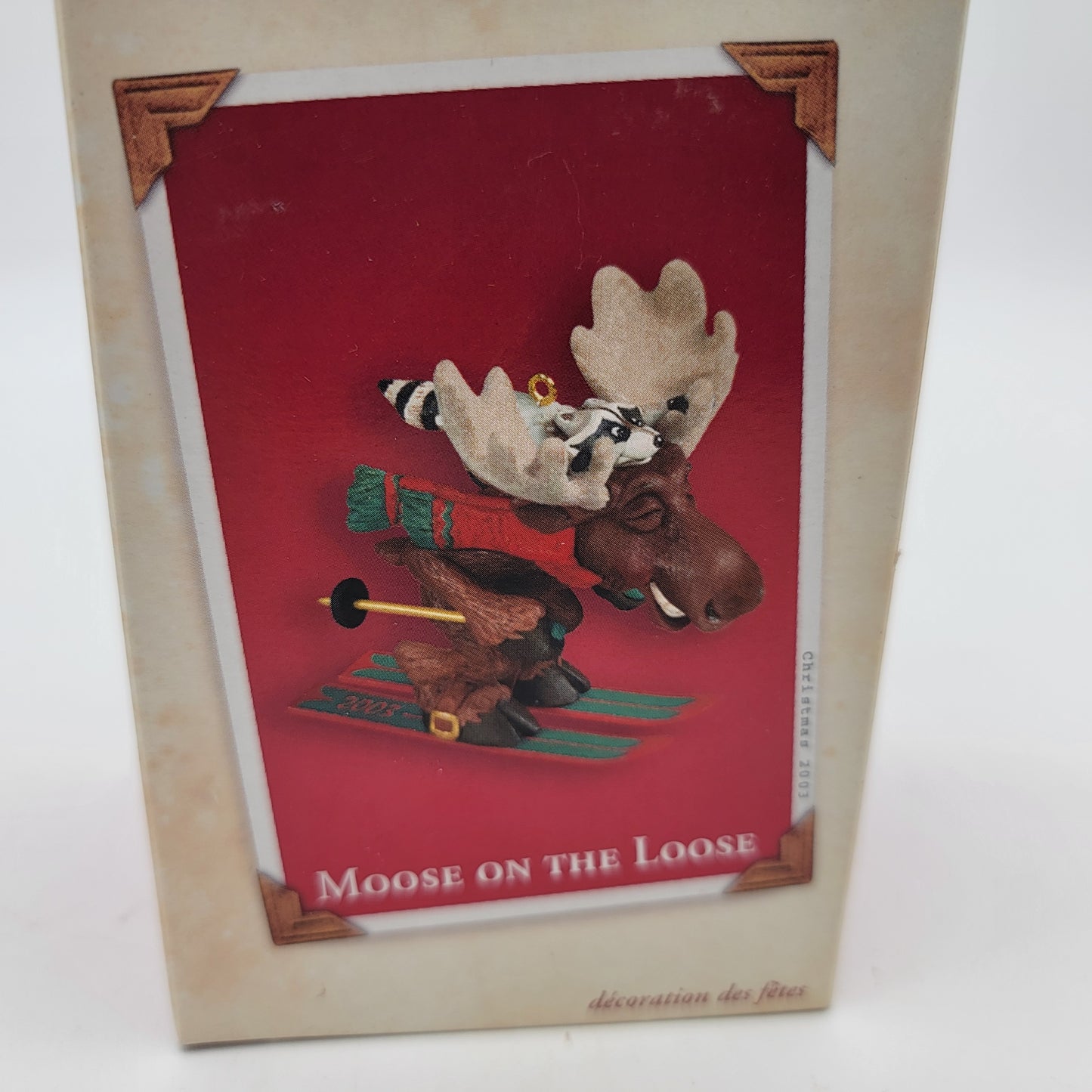 Hallmark Ornament  Moose on the Loose