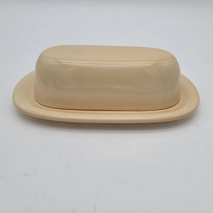Pottery Barn Butter Dish Sousalito Amber