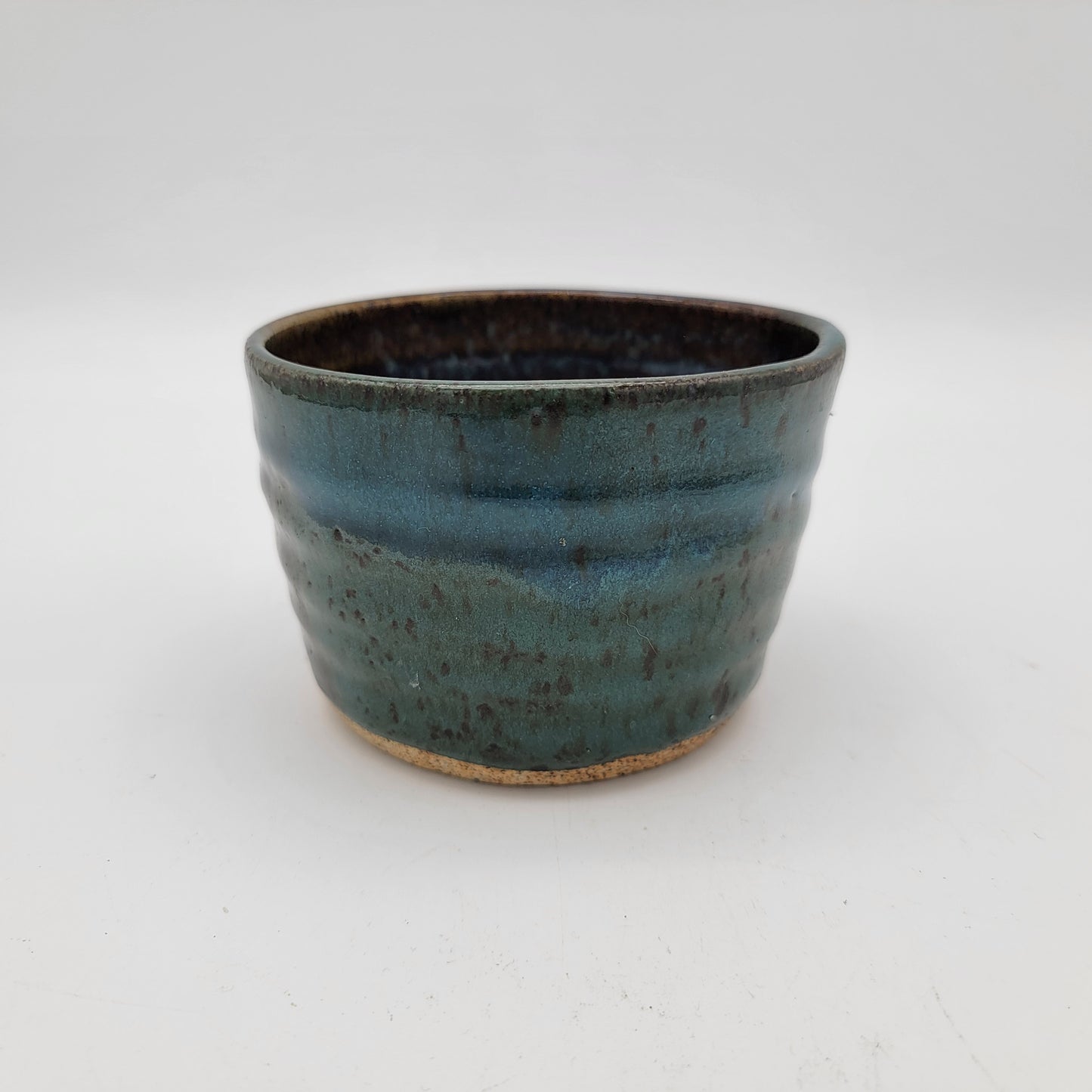 Pottery Planter Turquoise Glaze