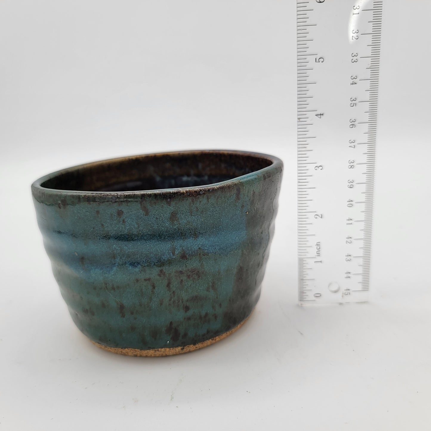 Pottery Planter Turquoise Glaze