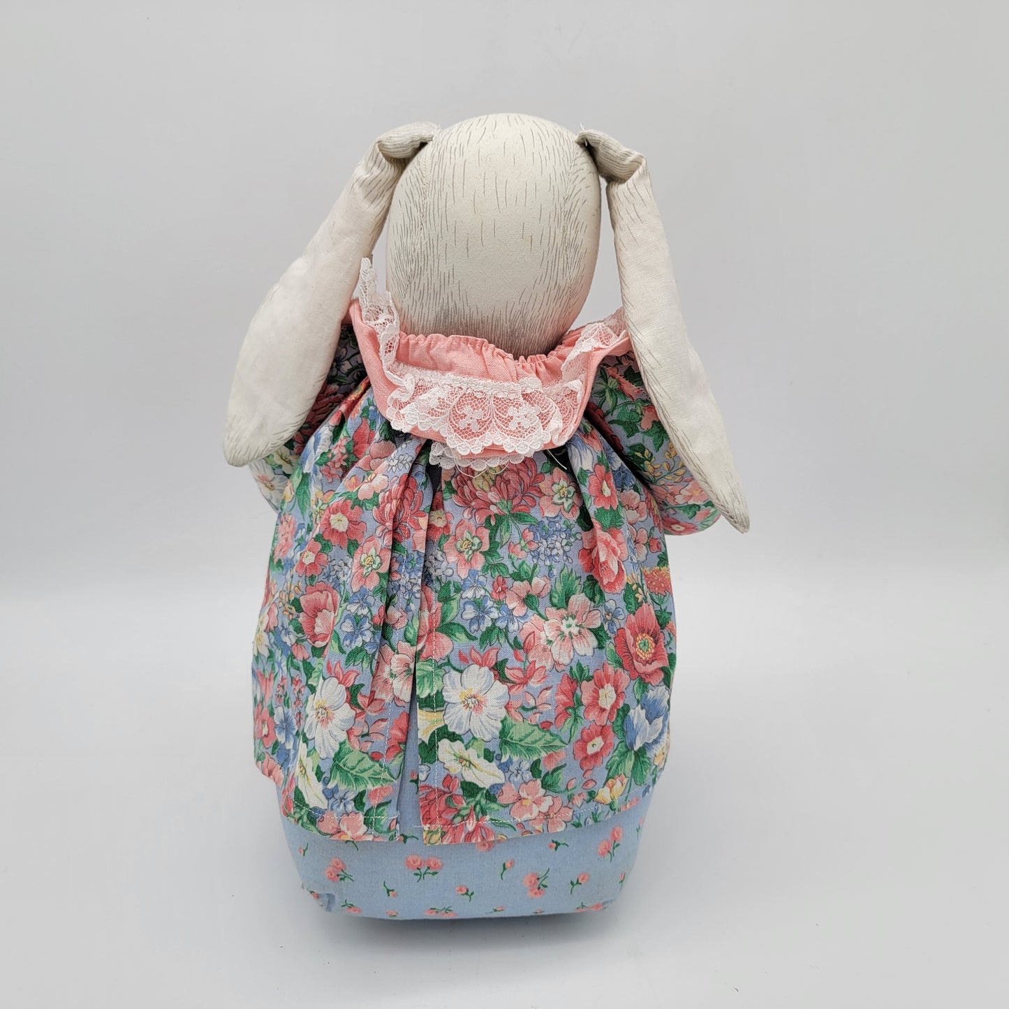 Vintage Fabric Bunny Plush