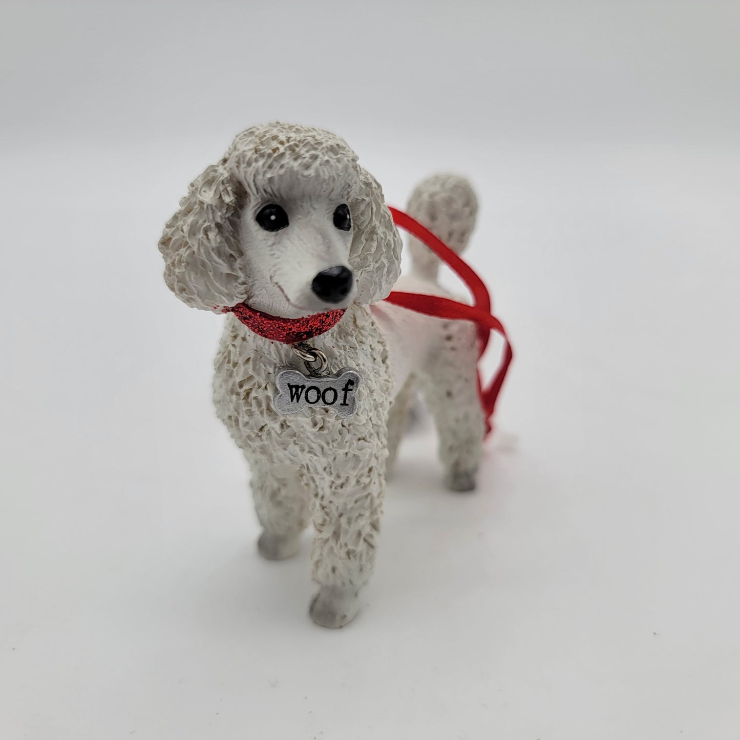 St Nicholas Square Poodle Christmas Ornament