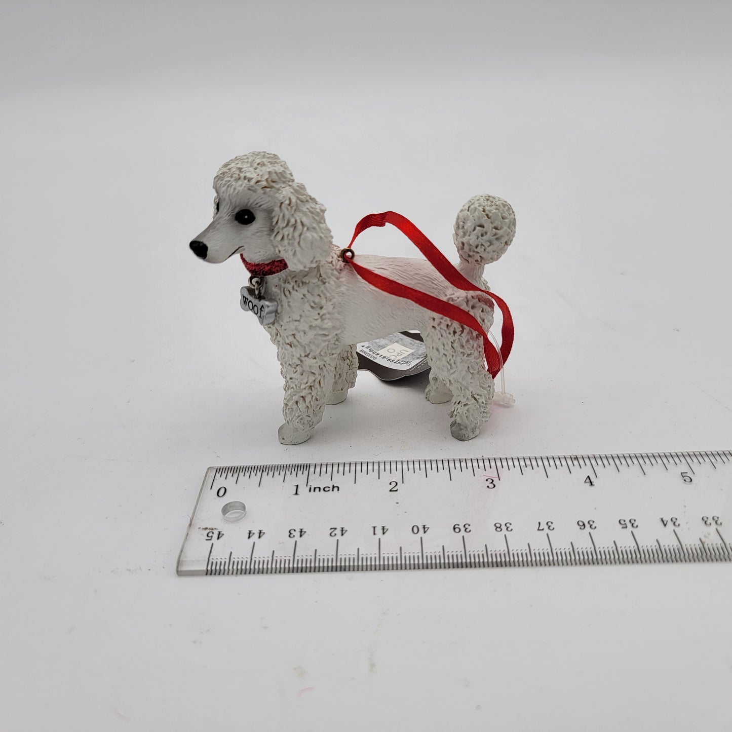 St Nicholas Square Poodle Christmas Ornament