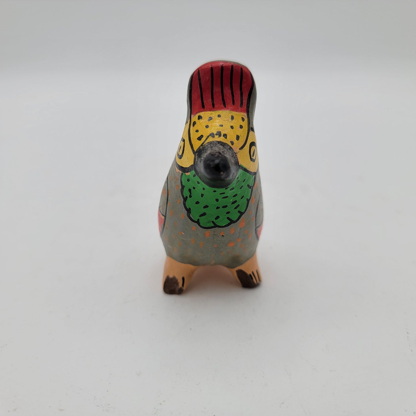 Mexican Pottery Bird Ocarina Pointy Head