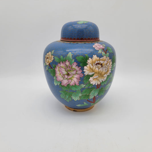 Large Cloisonne Ginger Jar