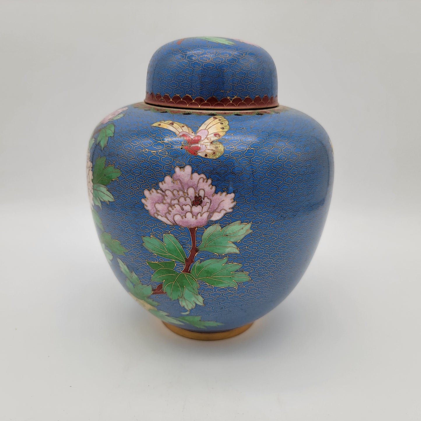 Large Cloisonne Ginger Jar