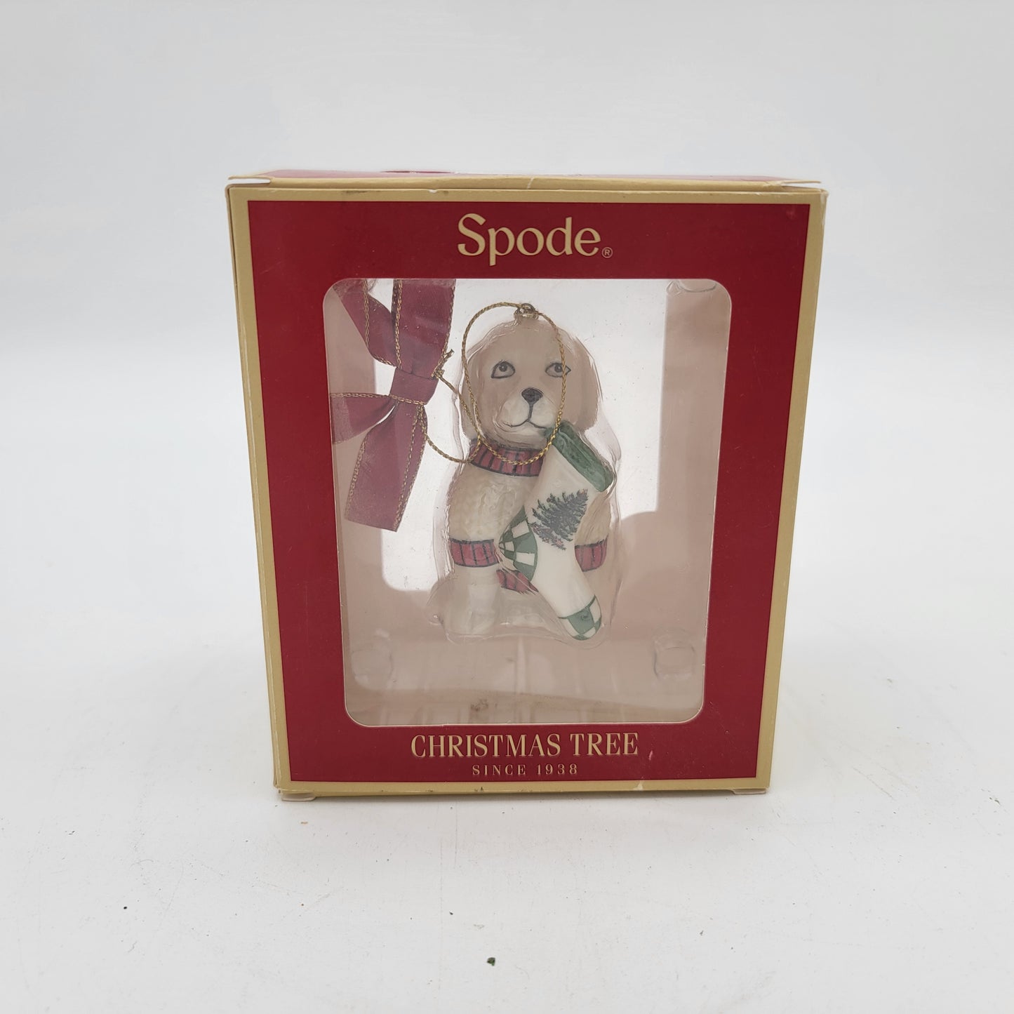 Spode Dog Christmas Tree Ornament