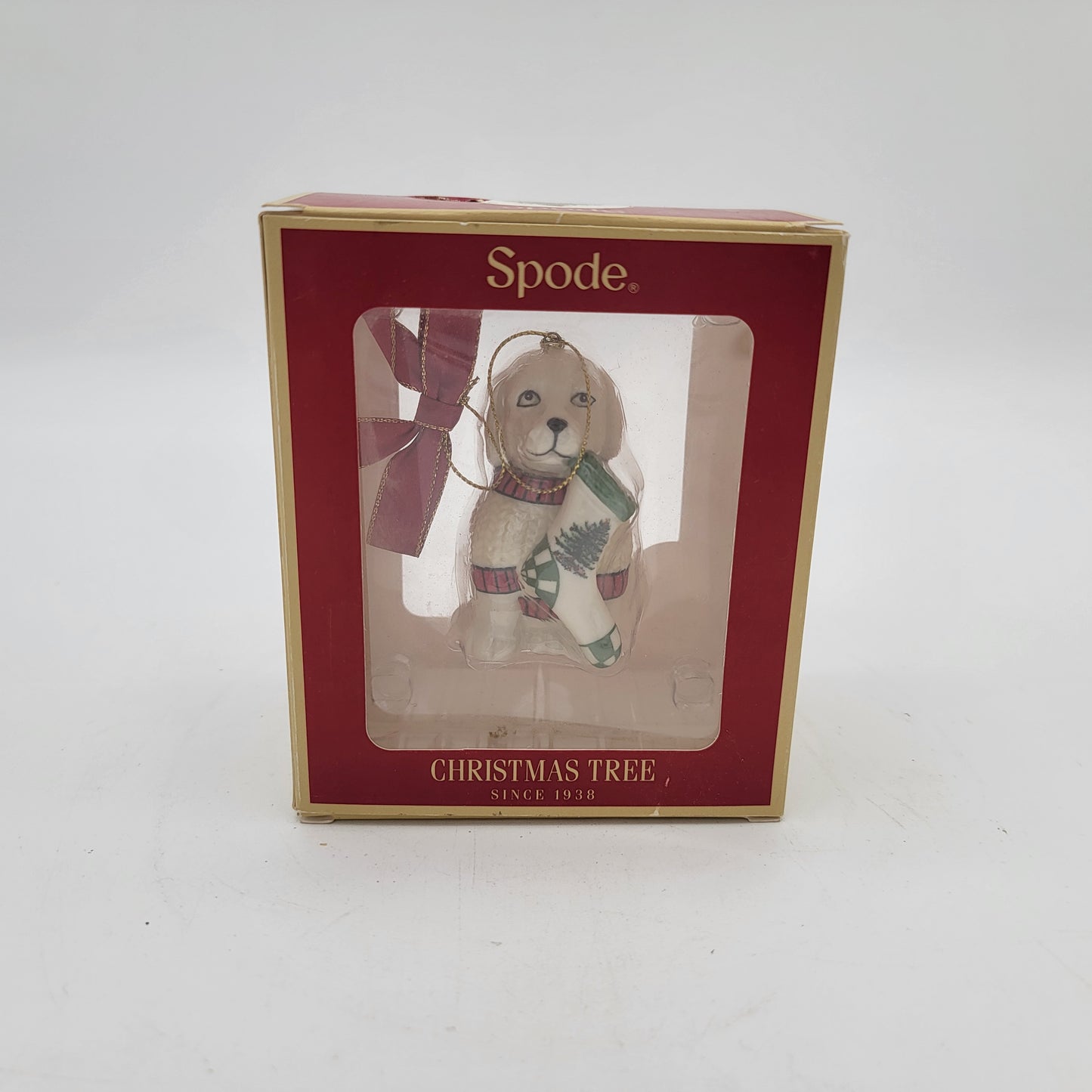 Spode Dog Christmas Tree Ornament