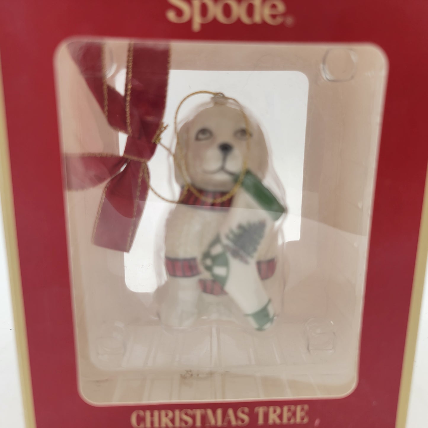 Spode Dog Christmas Tree Ornament