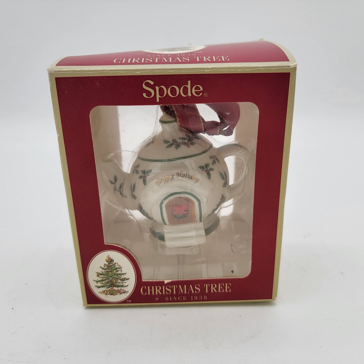 Spode Teapot Christmas Tree Ornament