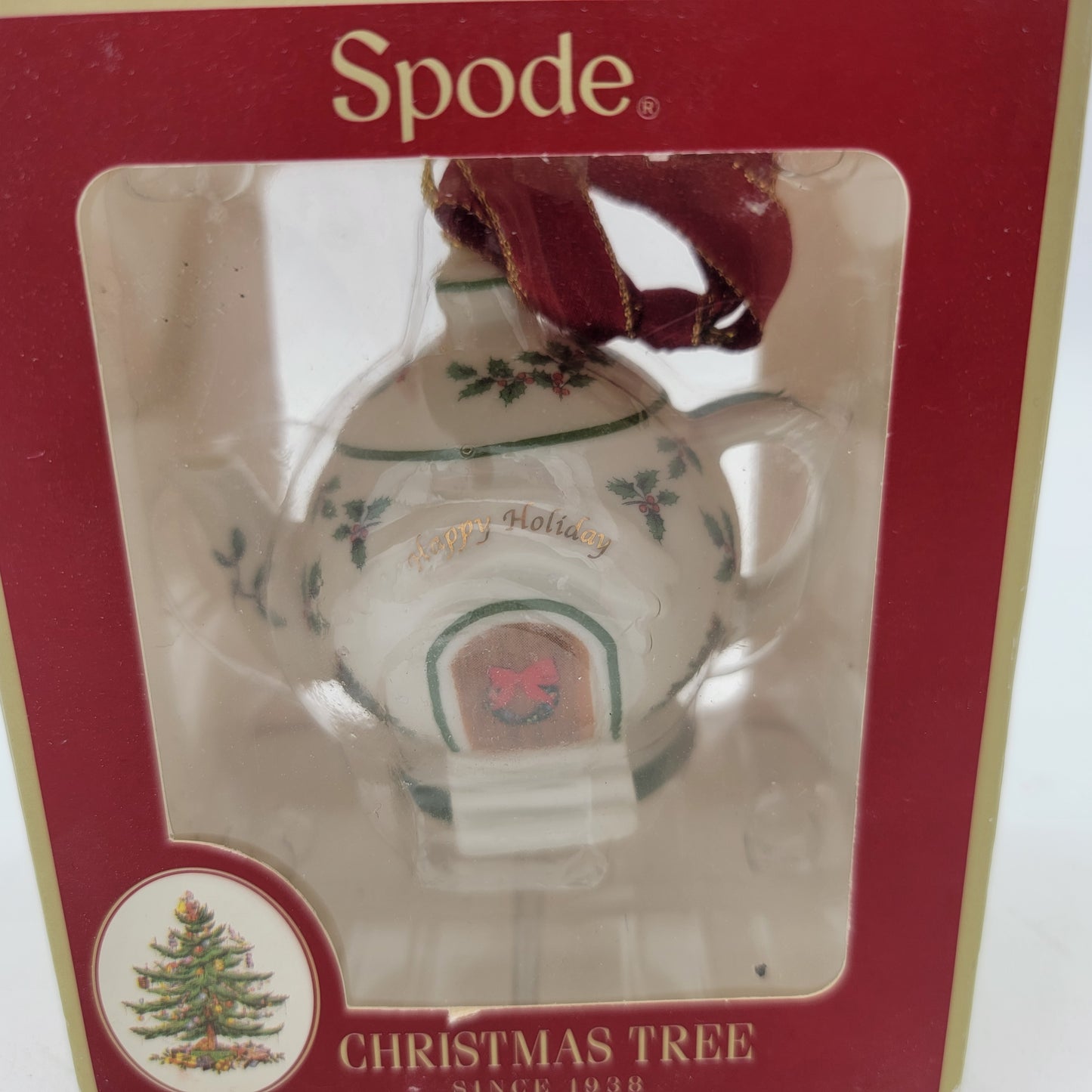 Spode Teapot Christmas Tree Ornament