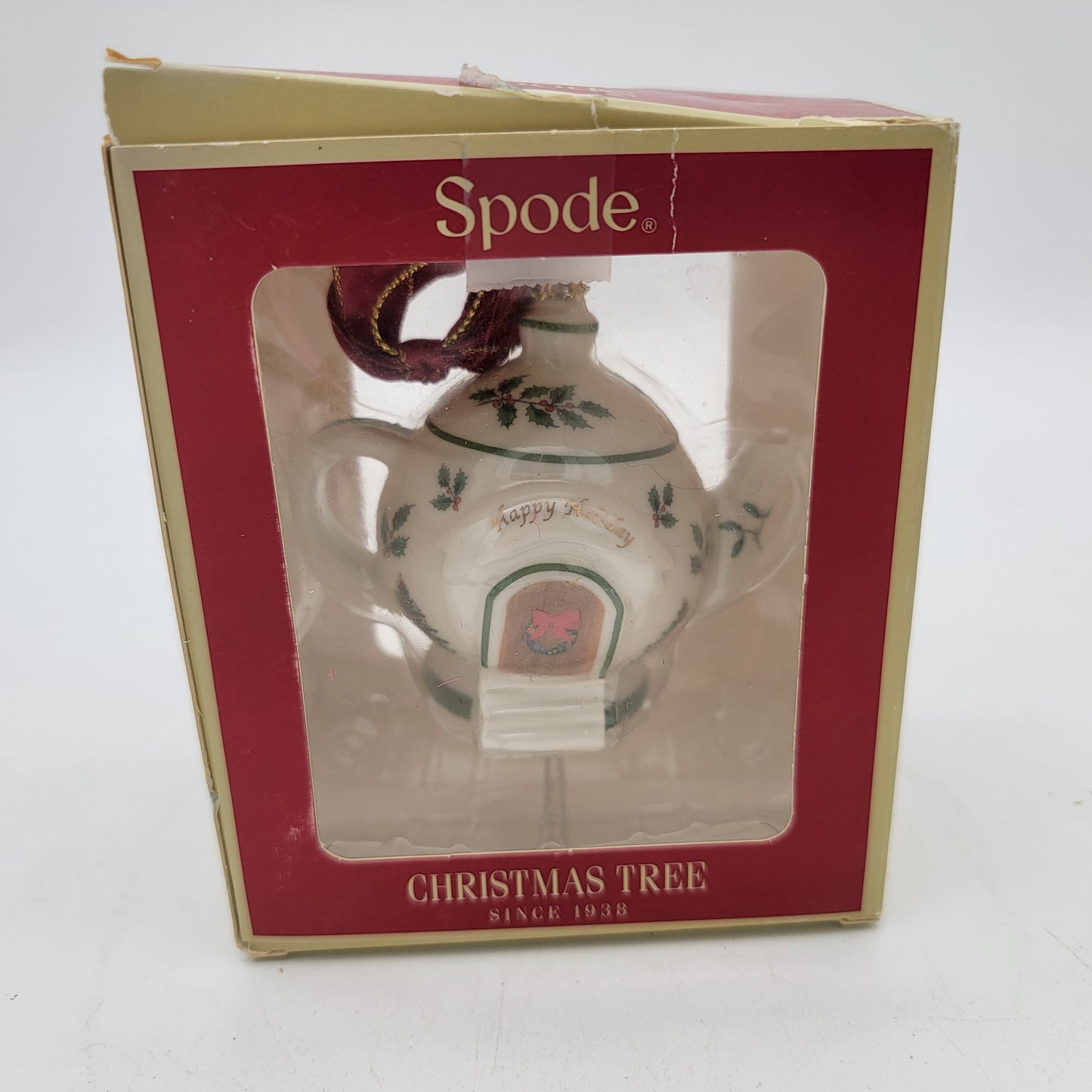 Spode Teapot Christmas Tree Ornament