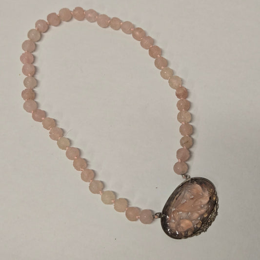 Pink Jade Necklace