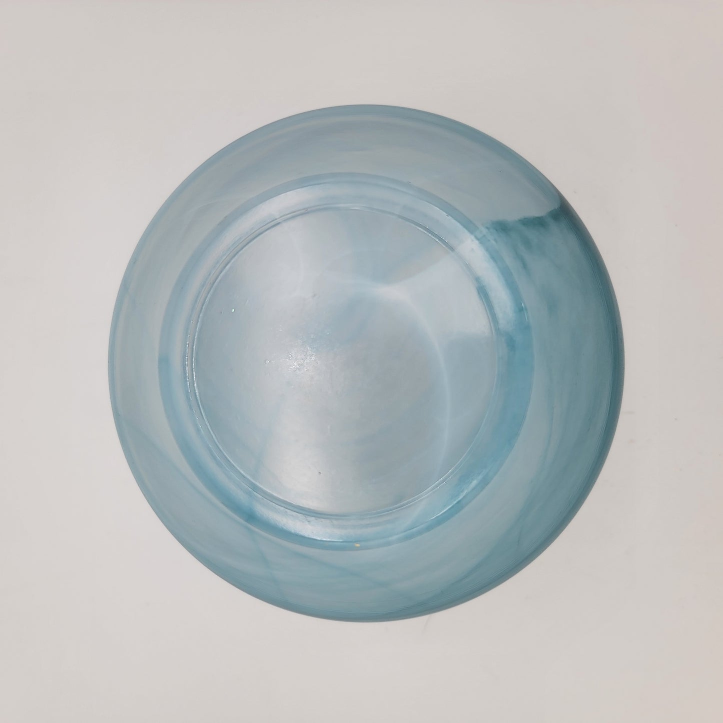 Blue Swirl Eco Glass Vase