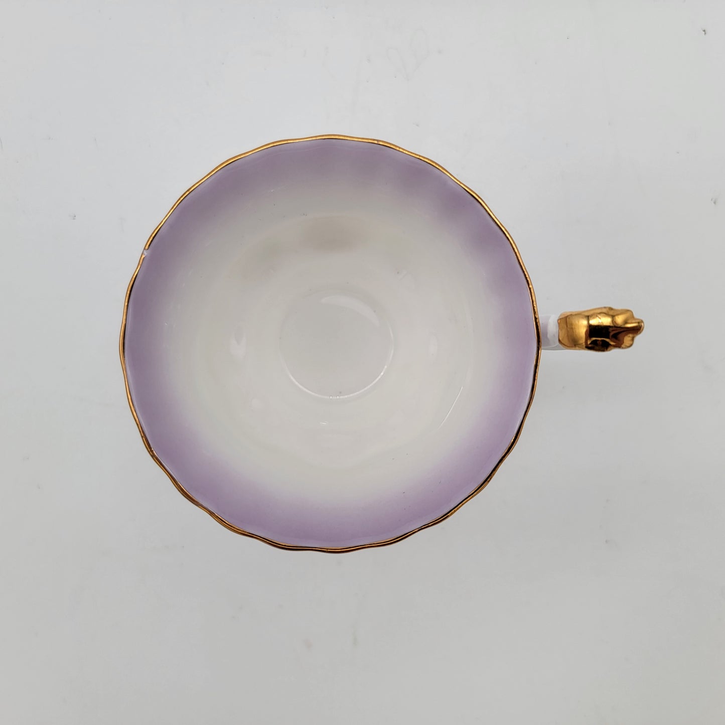 Royal Albert Rainbow Pastel Purple Teacup and Saucer