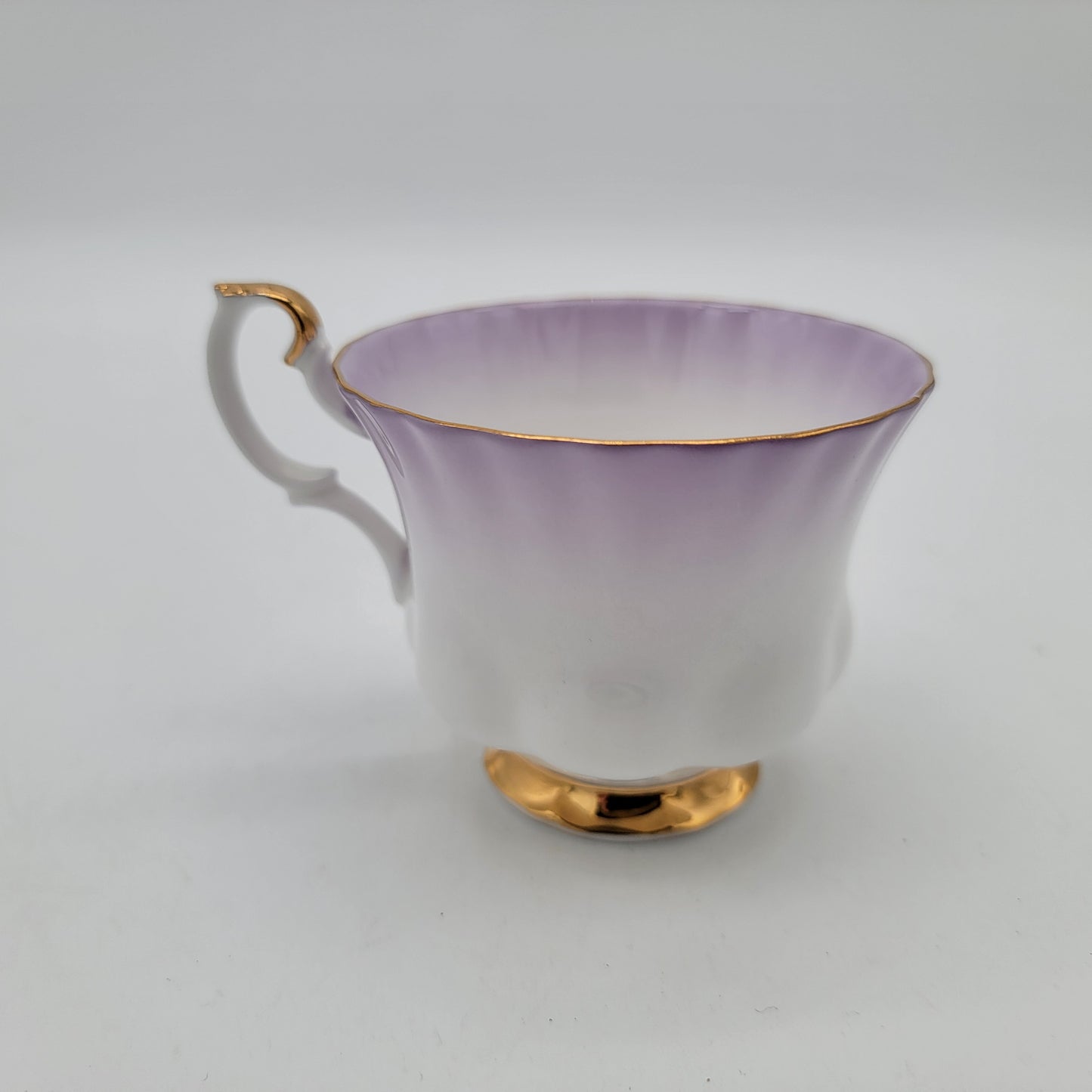 Royal Albert Rainbow Pastel Purple Teacup and Saucer