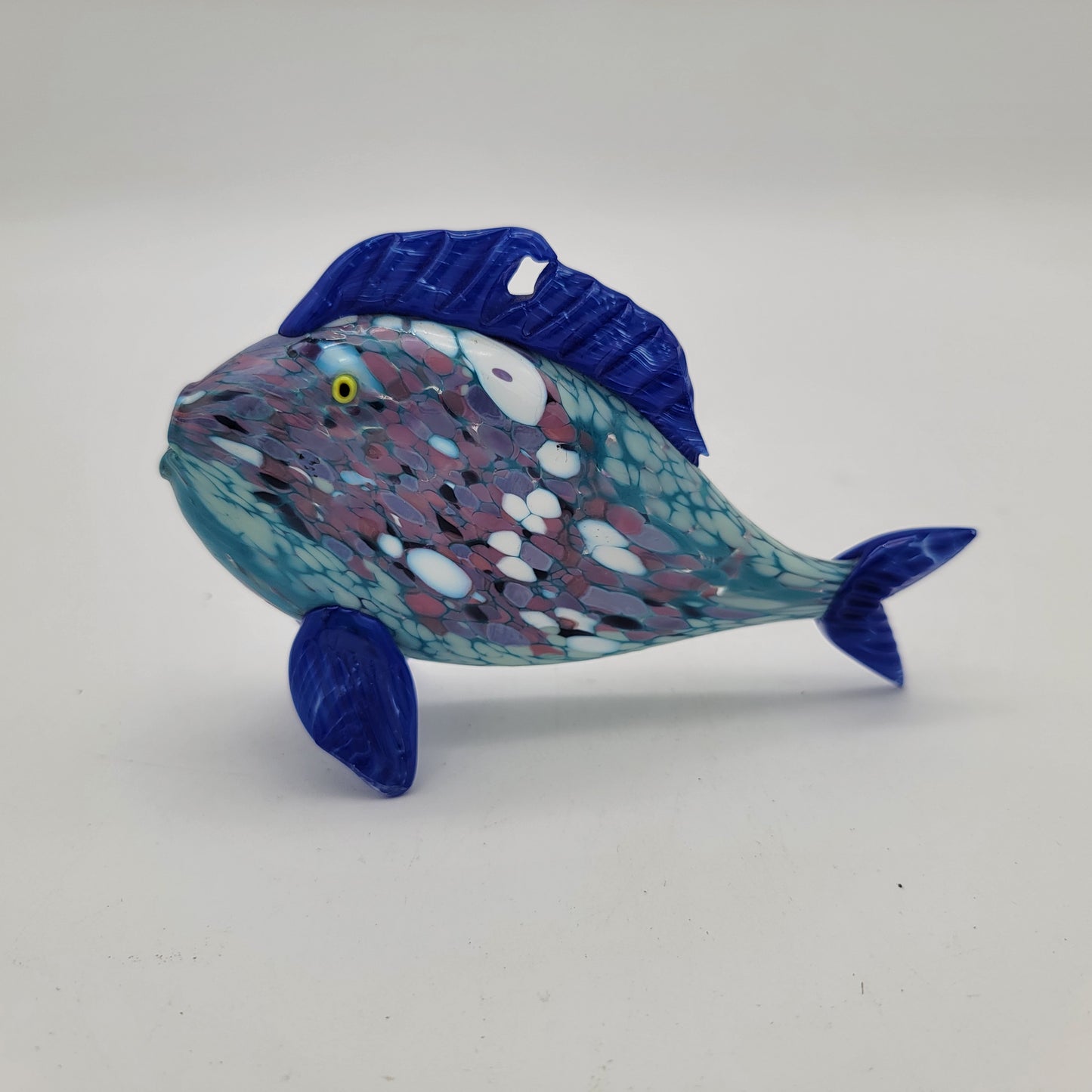 Art Glass Fish Sculpture