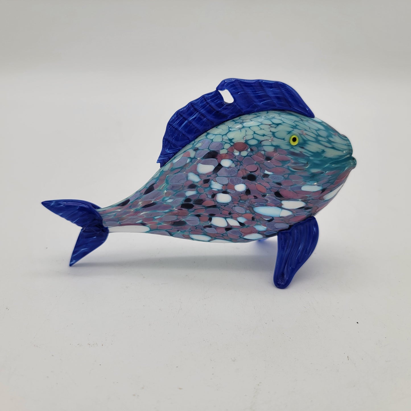 Art Glass Fish Sculpture