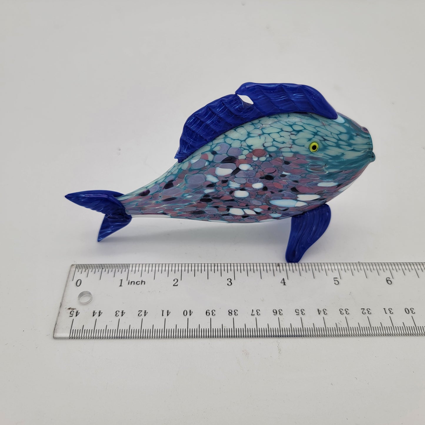 Art Glass Fish Sculpture