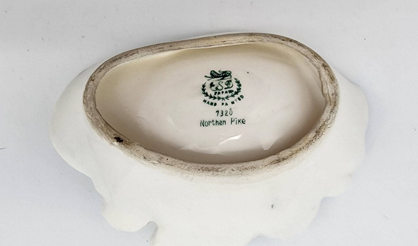 Beautiful Northern Pike Fish Trinket Dish