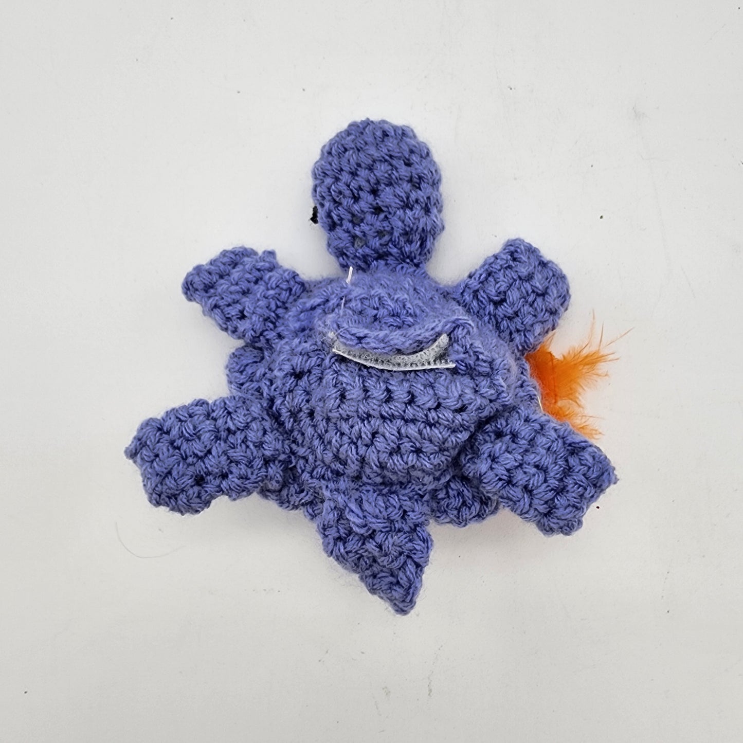 FOR CARRIE S - Hand Crocheted Turtle Purple Cat Toy