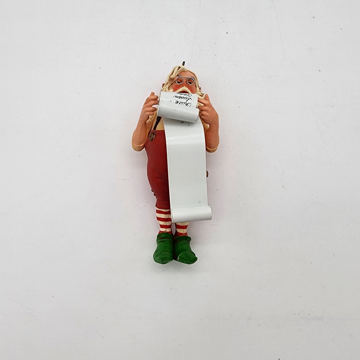 Santa Claus with List Ornament