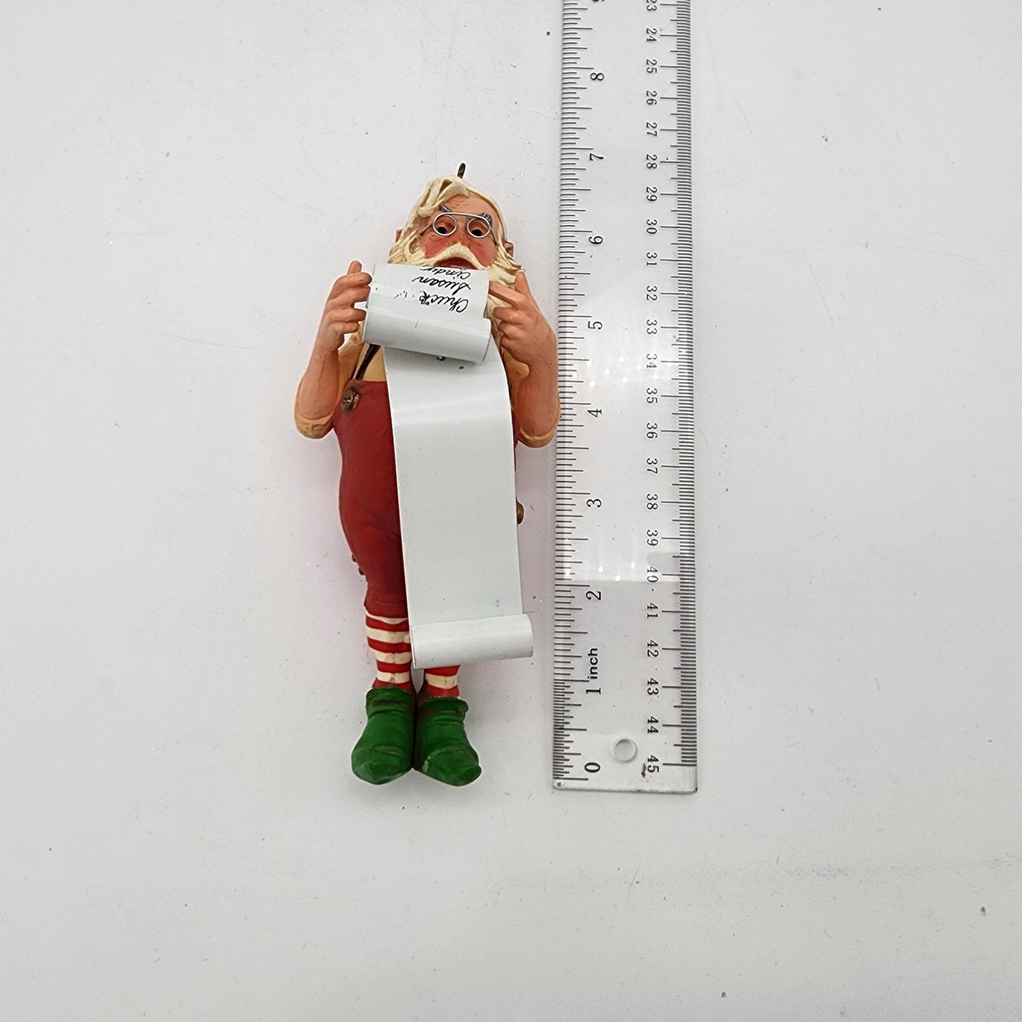 Santa Claus with List Ornament