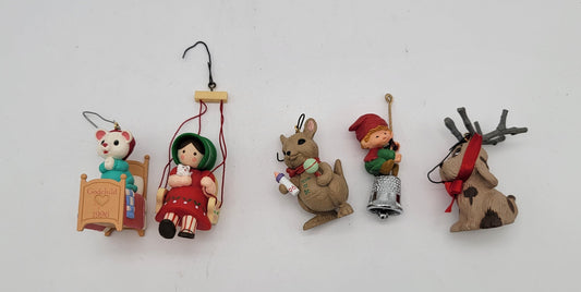 5 Vintage Christmas Ornaments