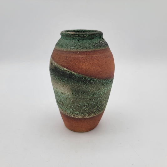 Beautiful Pottery Vase Turquoise Green Glaze