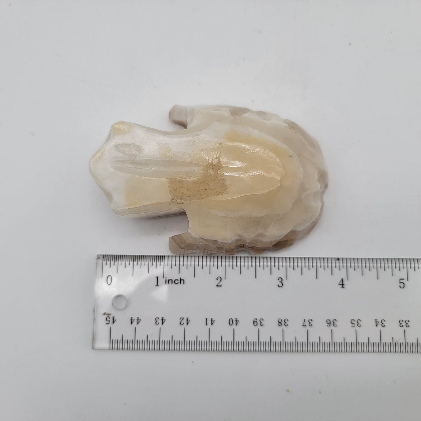 Carved Onyx Stone Frog